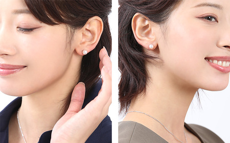 【7営業日以内に発送】あこや真珠 7.5-8.0mm ピアス シルバー925 パール アクセサリー ジュエリー ジュエリーポーチ付