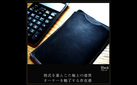 本革 電卓 ケース CASIO CALCULATOR S100 専用 選べる二色 ブラック ロイヤルブルー レザー 革 オイルレザー 牛革 入れ物 ポーチ 収納 カシオ 電卓専用 長崎県