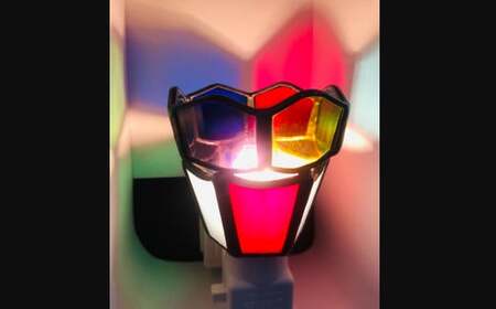 ステンドおやすみランプ ／ インテリア ステンドグラス ガラス細工