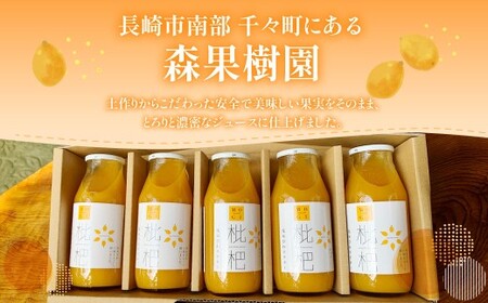 【7営業日以内発送】枇杷ネクター180ml 5本入 ／ ビワ 枇杷 びわ フルーツジュース 長崎産 九州 長崎
