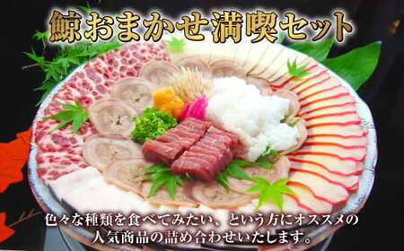 【7営業日以内発送】鯨おまかせ満喫セット (7種類以上) ／ 鯨 くじら クジラ 鯨刺身 鯨肉 鯨文化 くじら文化 長崎県 長崎市