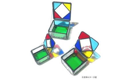 ジュエリーボックス 大 ／ ステンドガラス ジュエリーケース アクセサリー 入れ物 ファッション 小物 ギフト 贈り物 プレゼント 長崎県 長崎市