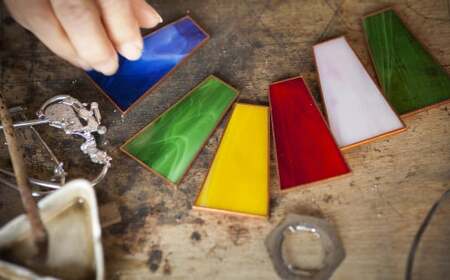 ジュエリーボックス 大 ／ ステンドガラス ジュエリーケース