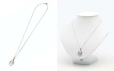 あこや真珠 (8～8.5mm珠) デザインペンダント SV パール アクセサリー ／ ジュエリー パール 長崎県 長崎市 園田真珠