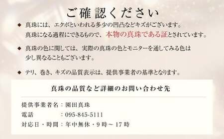 あこや真珠 (8～8.5mm珠) デザインペンダント SV パール アクセサリー ／ ジュエリー パール 長崎県 長崎市 園田真珠