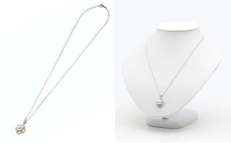 あこや真珠 (8~8.5mm珠) デザインペンダント SV パール アクセサリー / ジュエリー ファッション 長崎県 長崎市 園田真珠