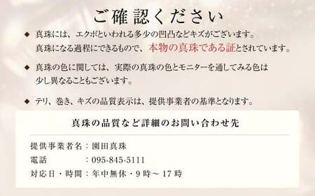 あこや真珠 (8~8.5mm珠) デザインペンダント SV パール アクセサリー / ジュエリー ファッション 長崎県 長崎市 園田真珠