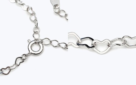 あこや真珠 (7-7.5mm) シルバー ブレスレット ハートチェーン / アクセサリー ジュエリー パール 長崎県 長崎市