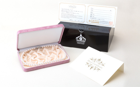 【7営業日以内発送】《アコヤ真珠》8.0-8.5mm フォーマルパールネックレス【★★☆☆☆】／  パール アコヤ真珠 真珠 ダイヤ ネックレス アクセサリー ジュエリー 長崎県 長崎市