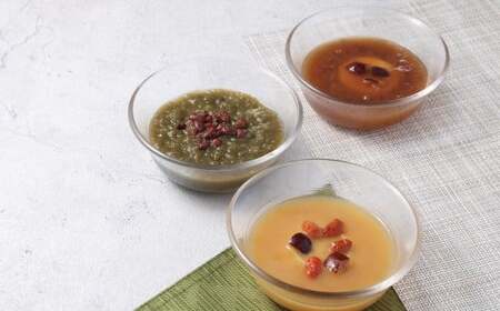 【全12回定期便】レトルト 葛湯 (くずゆ) 3種セット 各120g×3袋×3種 /合計108袋 葛湯 くずゆ 保存食 長期保存 手軽 長崎県 長崎市