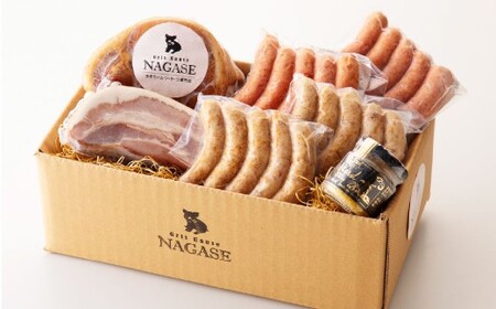 【全12回定期便】【長崎県産じげもん豚】を使った無添加ハム・ベーコン入りの燻製セット ／ ハム ベーコン 燻製  スモークウィンナー 粗びき チーズ ガーリック マスタード  詰合せ 詰め合わせ お肉 加工品 長崎県 長崎市