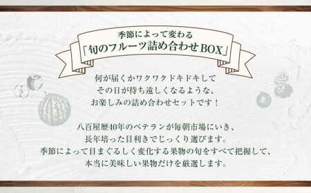 【年4回定期便(2月・5月・8月・11月配送)】旬のフルーツ定期便 食べ比べセット 季節により厳選した果物を2品目詰め合わせ ／ 果物 くだもの 長崎県 長崎市