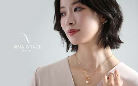 【7営業日以内発送】あこや真珠 ネックレス 8.0-8.5mm 14KGF K14 マンテル ペタルチェーン パール レディース アクセサリー ゴールド