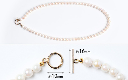 【7営業日以内発送】あこや真珠 ネックレス 6.0-6.5mm 14KGF K14 マンテル パール レディース アクセサリー ゴールド