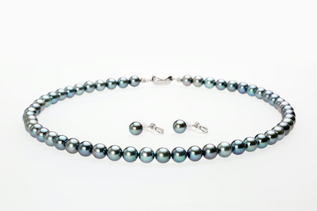 2632 05 あこや真珠 8 8 5mm珠 黒真珠ネックレス イヤリングセット 長崎県長崎市 ふるさと納税サイト ふるなび