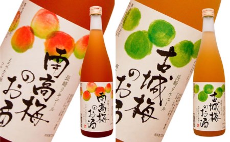 長崎梅酒のみくらべ／南高梅酒・古城梅酒 720ml＜うらかわ酒店