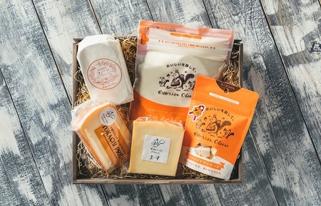 AE-2302 広内エゾリスの谷チーズ 5点セット