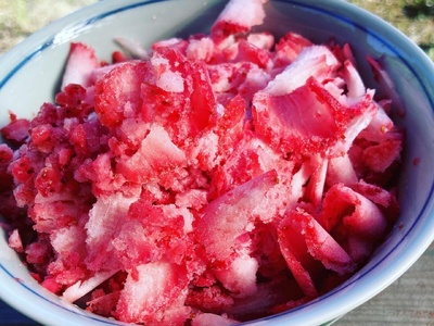 有機ＪＡＳ認証　有機露地栽培冷凍いちご