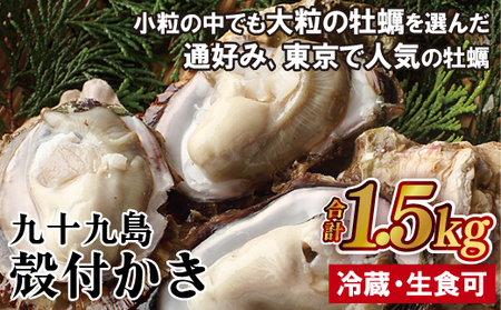 【冬が旬！小粒でぷりぷり】九十九島殻付かき 1.5kg (18~24個) 生食可 レモン ナイフ 軍手 説明書付き 出荷前にUV殺菌済み 週に1度ノロウイルスの検査および菌検査を実施【マルモ水産】牡蠣 おすすめ牡蠣 高評価牡蠣 人気牡蠣 牡蠣 小粒牡蠣 肉厚牡蠣 プリプリ牡蠣 ぷりぷり牡蠣 ジューシー牡蠣 ふっくら牡蠣 クリーミー牡蠣 牡蠣セット 生食可牡蠣 酒蒸し牡蠣 牡蠣フライ 冷蔵牡蠣 ギフト牡蠣 極上牡蠣 大容量牡蠣 贈答牡蠣 お中元牡蠣 お歳暮牡蠣