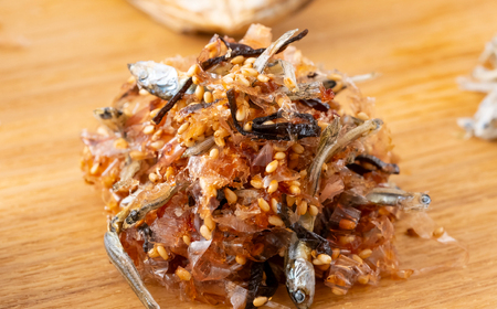 佐世保産簡単いりこ佃煮（セット）｢まぜまぜまぜーる｣(180g)4袋