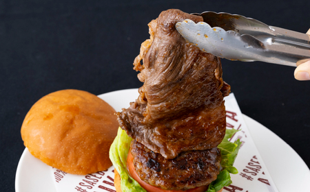 長崎和牛レモンステーキバーガーセット