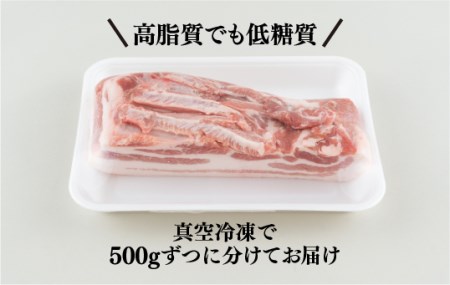 長崎産SPF豚バラブロック(計１kg)