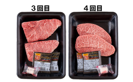 《定期便》長崎和牛ミニステーキお届け便(6回)