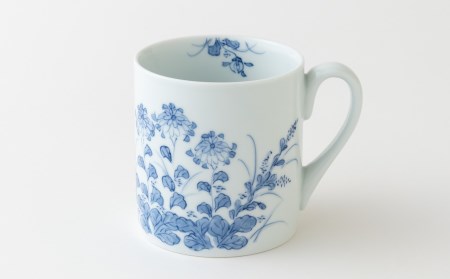 〈嘉久正窯〉菊萩マグカップ