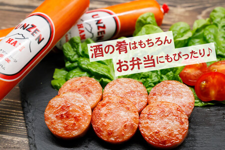 AI002 雲仙ハム ソーセージ小 300g×2本 【 絶品 人気 ハム ウインナー ソーセージ おつまみ 肉 お弁当 おかず 小分け 便利 国産 豚肉 お歳暮 お中元 長崎県 島原市 送料無料 】 レビューキャンペーン