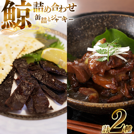 BJ147 くじら 大和煮缶詰 ジャーキー セット 各5個 [ 長崎県 島原市 ]