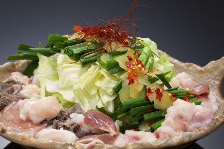 EG098 本格 薬膳 火鍋 牛もつ鍋 4～5人前 & 自家製 明太子 80g×2 セット [鍋 薬膳鍋 薬膳火鍋 スープ]