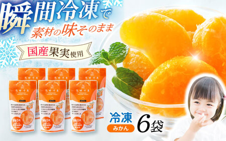 長崎冷果 みかん 6袋セット / 冷凍 冷凍フルーツ みかん ミカン 柑橘 / 諫早市 / エスジーエス株式会社[AHEQ002]