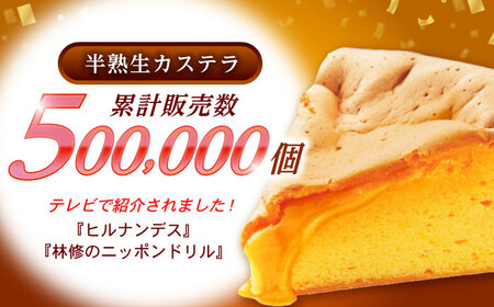 【年内配送】(12/23入金分まで)半熟生カステラ3個(プレーン・メープル・ショコラ)×2セット / カステラ かすてら 卵 人気 長崎 / 諫早市 / 株式会社菓秀苑森長 [AHAG007] 