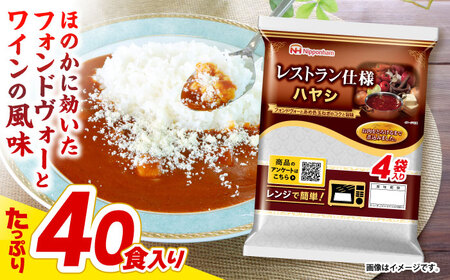 【小分け】レストラン仕様ハヤシ10パックセット(1パック4袋入) 計40食分