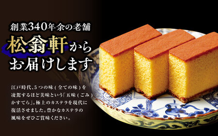 松翁軒五三焼カステラ 化粧箱2棹入 / カステラ かすてら 五三焼 スイーツ 菓子 / 諫早市 / 株式会社松翁軒 [AHCT003]