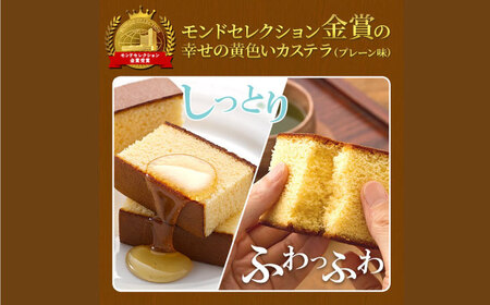 しっとり カステラ 個包装 21個詰合せ (プレーン/抹茶/いちご) セット / かすてら 卵 人気 長崎 おやつ / 大村市 / 心泉堂[ACYU011]