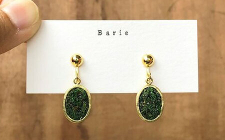 苔 イヤリング アクセサリー コケ 大村市 Barie[ACYO011]