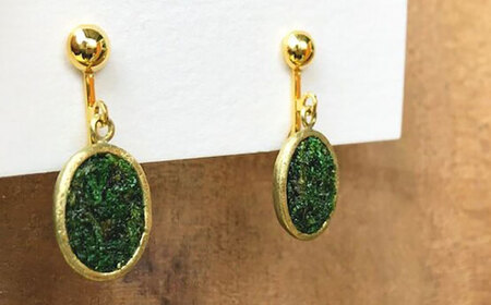 苔 イヤリング アクセサリー コケ 大村市 Barie[ACYO011]