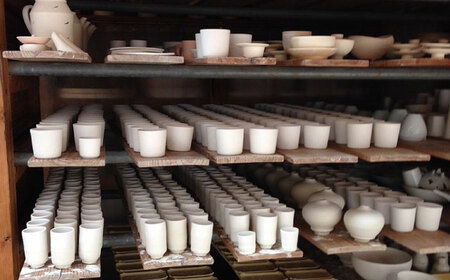 カラーシリーズ マグ ブルーグレイ medium size マグカップ コップ  / 器 食器 フリーカップ 湯呑 コップ / 大村市 / 陶磁工房 一朶[ACZV016]