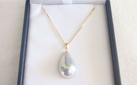 マベドロップ ナチュラルカラー ペンダント (18K) / パール 真珠 アクセサリー ジュエリー / 大村市 / パールハイム[ACYN002]