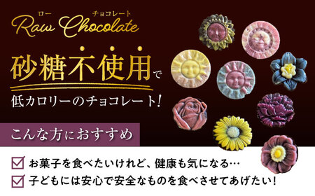 栄養たっぷりローチョコレート8個入り / ローチョコレート チョコ チョコレート ちょこれーと ローカカオ カカオ 砂糖不使用 カロリーオフ 低カロリー スイーツ お菓子 / 大村市 / ROSSO raw sweets [ACBQ001]