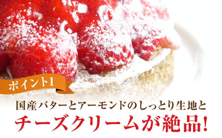 【クリスマス限定】ストロベリーチーズタルト 14センチ【心優　-Cotoyu Sweets-】[KAA415]/ 長崎 ケーキ 平戸 ケーキ 菓子 ケーキ スイーツ ケーキ タルト 贈物 贈答 スイーツ ケーキ タルト プレゼント ギフト スイーツ ケーキ タルト 長崎県 ケーキ 平戸市 ケーキ スイーツ ケーキ タルト ケーキ 冷凍 ケーキ スイーツ ケーキ ケーキ タルト ケーキ