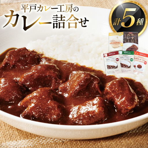 カレー セット カレー 5種 セット [カレー工房NVfoods 長崎県 平戸市 hr42bgy400100]