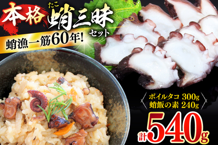 たこめし 素 ボイルタコ 蛸 漁師飯セット (タコ飯の素 2P / ボイルタコ 300g) [めぐみ屋 長崎県 平戸市 hr42bgy400033]