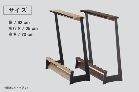 釣り ロッド スタンド 8本 収納 インダストリアル [UROKO DESIGN 長崎県 平戸市 hr42bhb510013]
