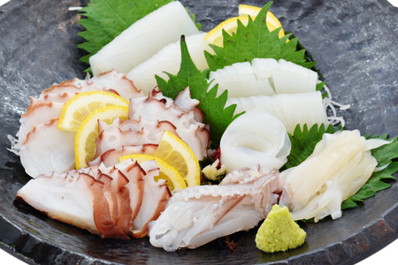 刺身 イカ タコ ヤリイカ刺身とタコ刺身 セット [漁師の店満月 長崎県 平戸市 hr42bgy420486]