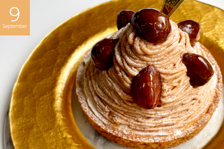 栗 スイーツ 秋 タルト 3種 モンブラン ラフランス キャラメルナッツ 1ホール 14cm 3回 定期便 総計3ホール [心優-Cotoyu Sweets- 長崎県 平戸市 hr42bgy420474]