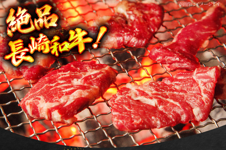 焼き肉 牛肉 長崎和牛 焼肉セット 大 300g 2p 安心の地元 野菜付 [ひらど新鮮市場 長崎県 平戸市 hr42bgy400173]
