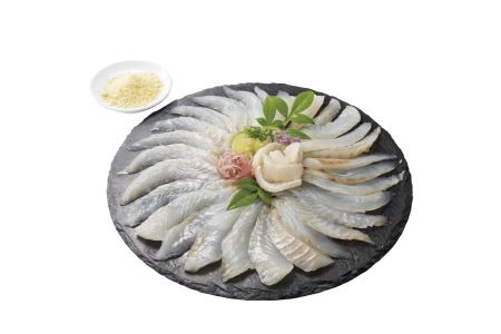 C031 平戸ひらめ刺身・レモン塩セット