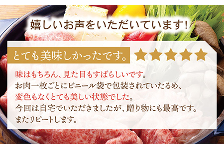 3回定期便】平戸和牛 肩ローススライス 約250g【萩原食肉産業】[KAD117